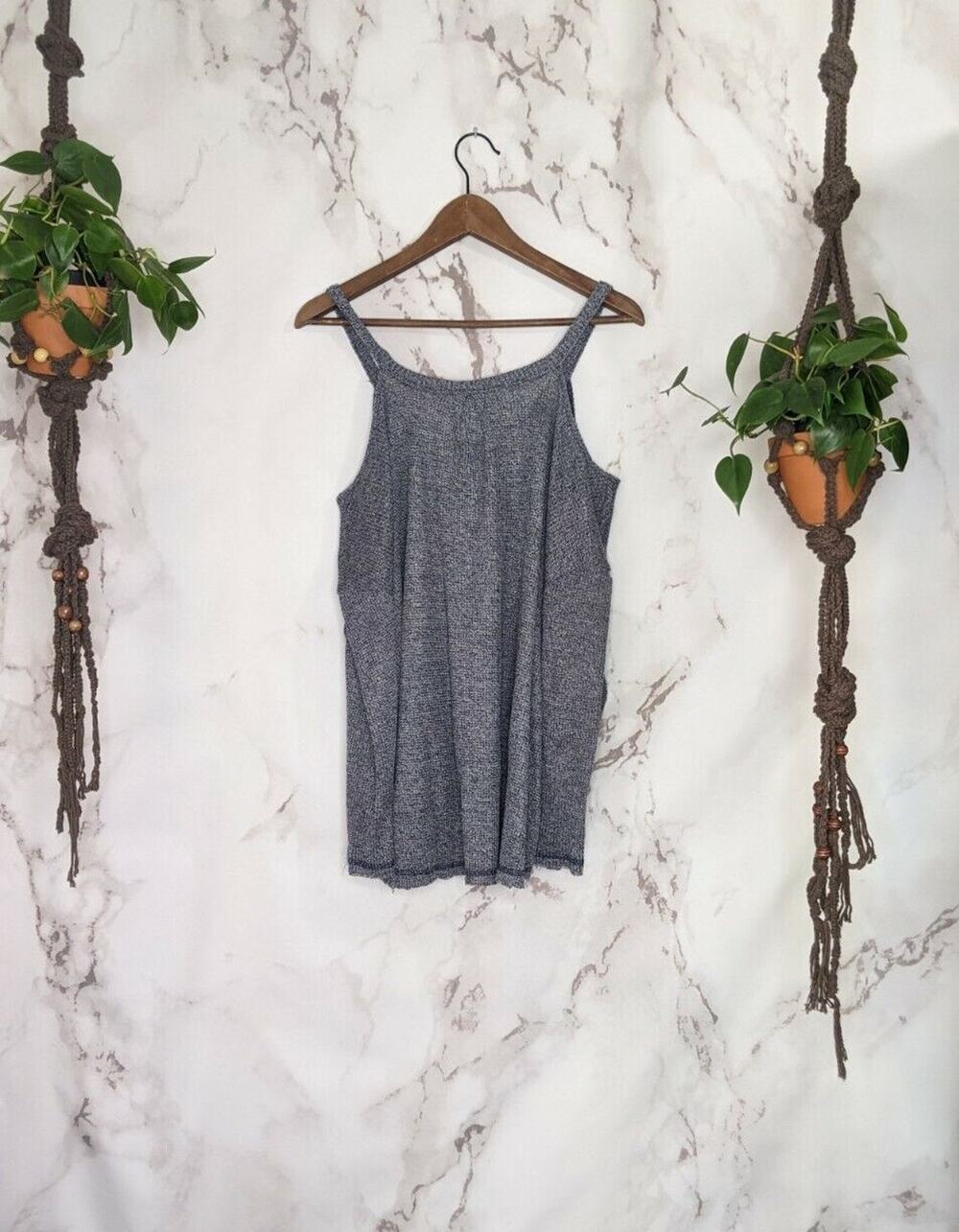 Anthropologie Deletta Sweater Womens XS Gray Cold Shoulder Top Long Sleeve